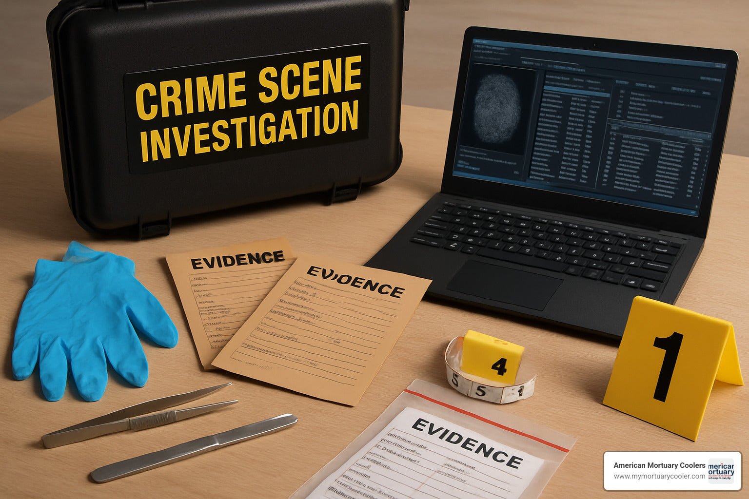 From Crime Scene to Lab: Top Forensics Tools Explained - American Mortuary Coolers & Equipments From Crime Scene to Lab: Top Forensics Tools Explained - American Mortuary Coolers & Equipments